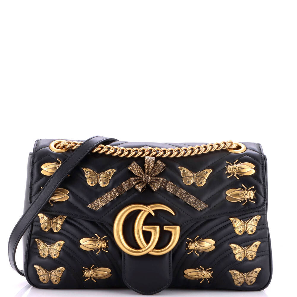 Gucci Medium GG Marmont Flap Bag